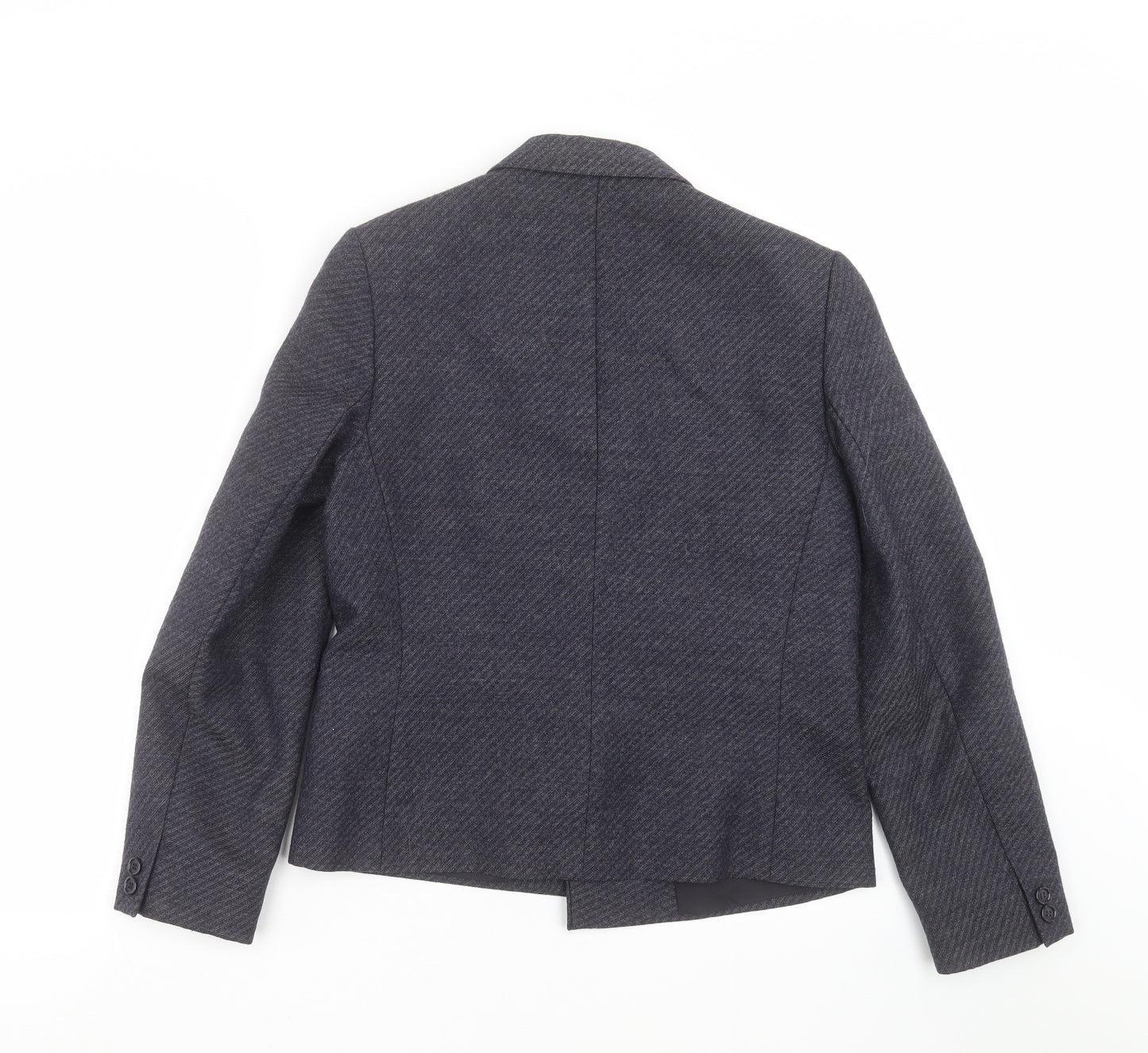 Marks and Spencer Womens Blue Striped  Jacket Suit Jacket Size 12