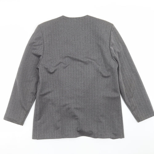 Karelia Womens Grey   Jacket Suit Jacket Size 14