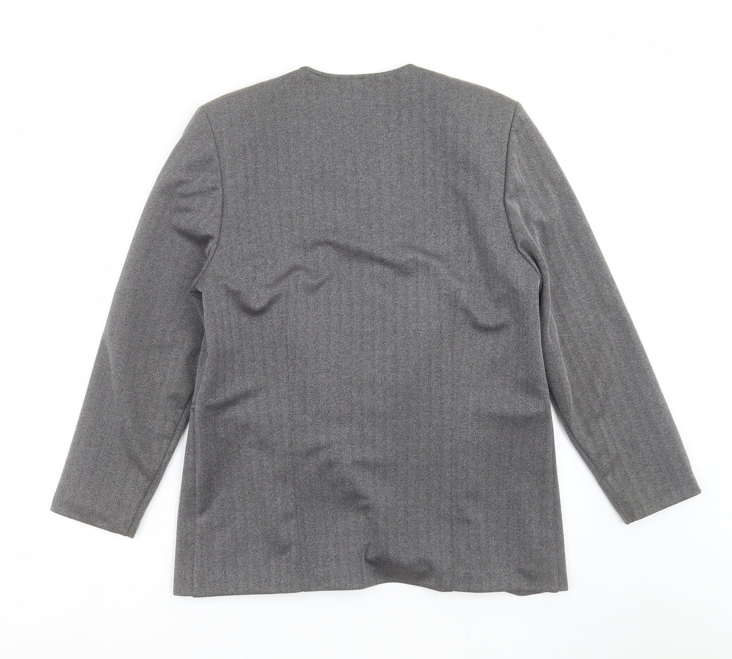 Karelia Womens Grey   Jacket Suit Jacket Size 14