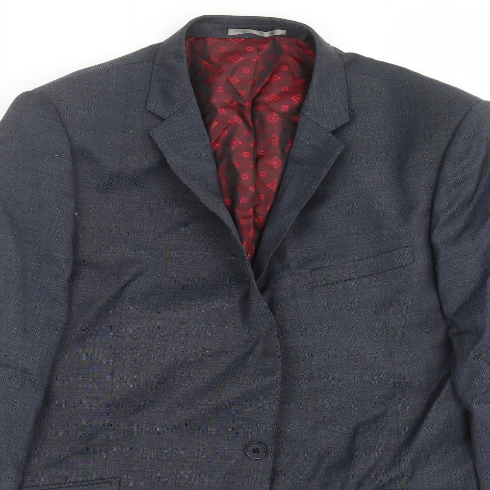 Taylor & Wright Mens Blue   Jacket Suit Jacket Size 44