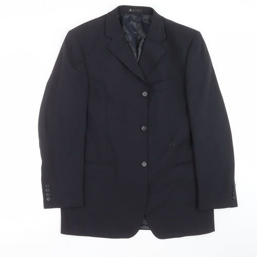 BHS Mens Blue Striped  Jacket Suit Jacket Size 40