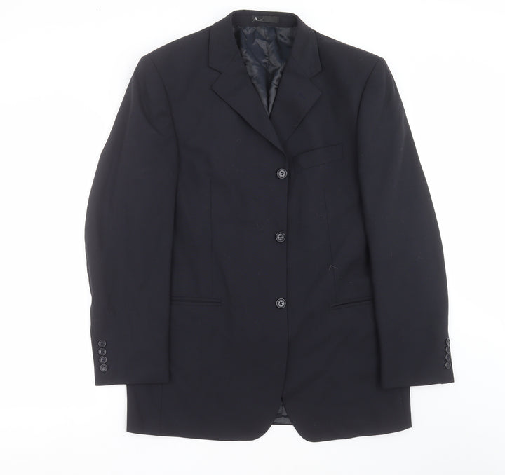 BHS Mens Blue Striped  Jacket Suit Jacket Size 40