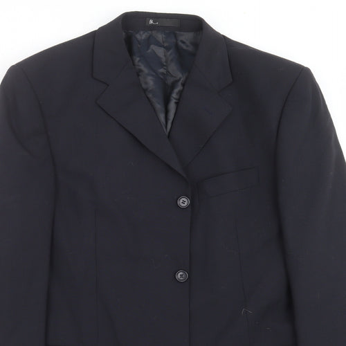 BHS Mens Blue Striped  Jacket Suit Jacket Size 40