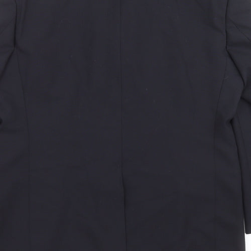 BHS Mens Blue Striped  Jacket Suit Jacket Size 40
