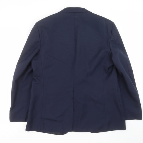 John Collier Mens Blue   Jacket Suit Jacket Size 44