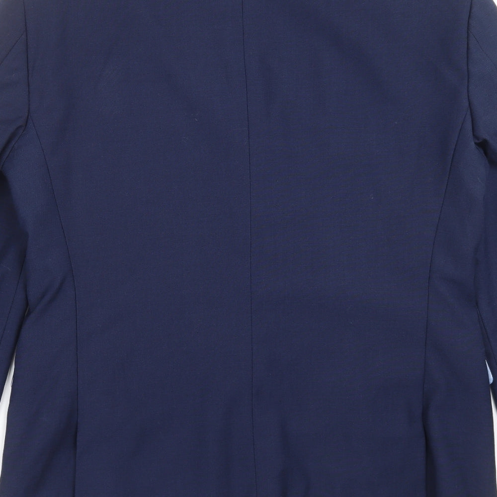 Dobell Mens Blue   Jacket Suit Jacket Size 40