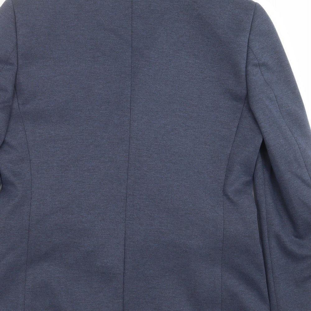 Topman Mens Blue   Jacket Suit Jacket Size 40