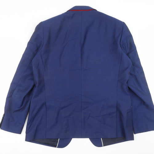 Marks and Spencer Mens Blue   Jacket Suit Jacket Size 44  - Tailored fit