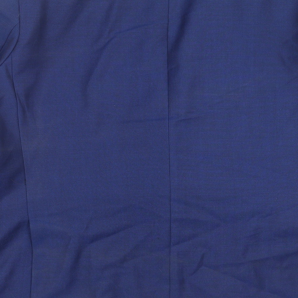 Marks and Spencer Mens Blue   Jacket Suit Jacket Size 44  - Tailored fit