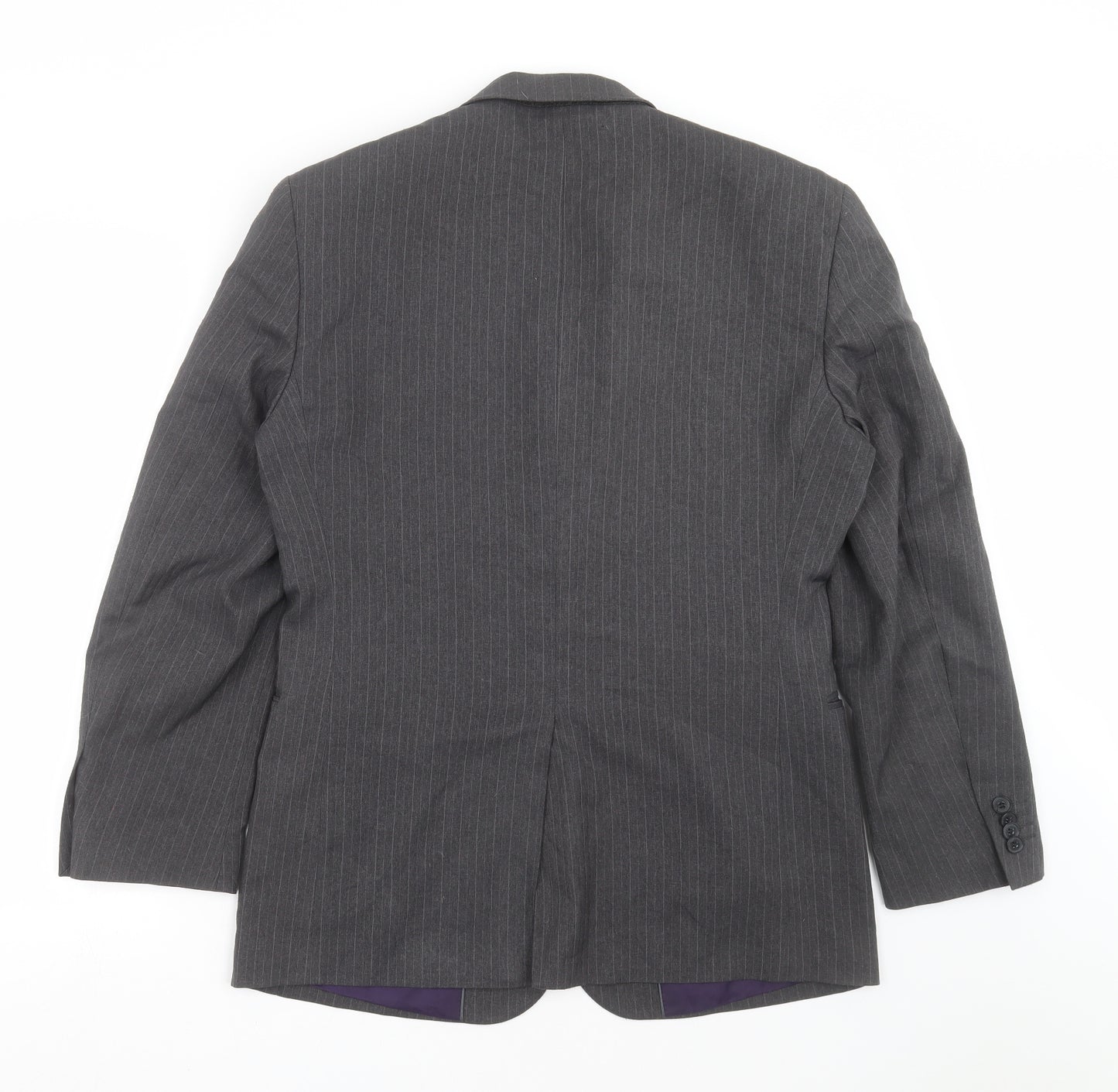 Taylor & Wright Mens Grey Striped  Jacket Suit Jacket Size 38