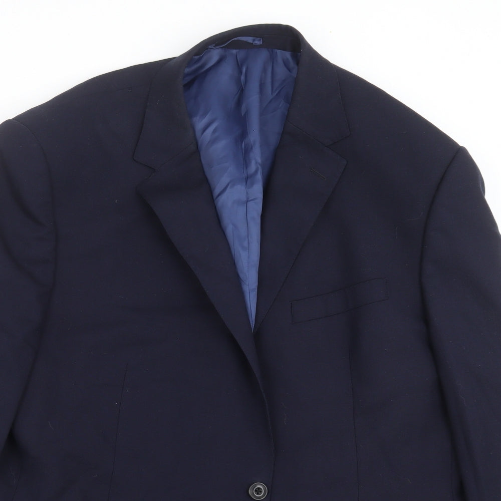 Marks and Spencer Mens Blue   Jacket Suit Jacket Size 48