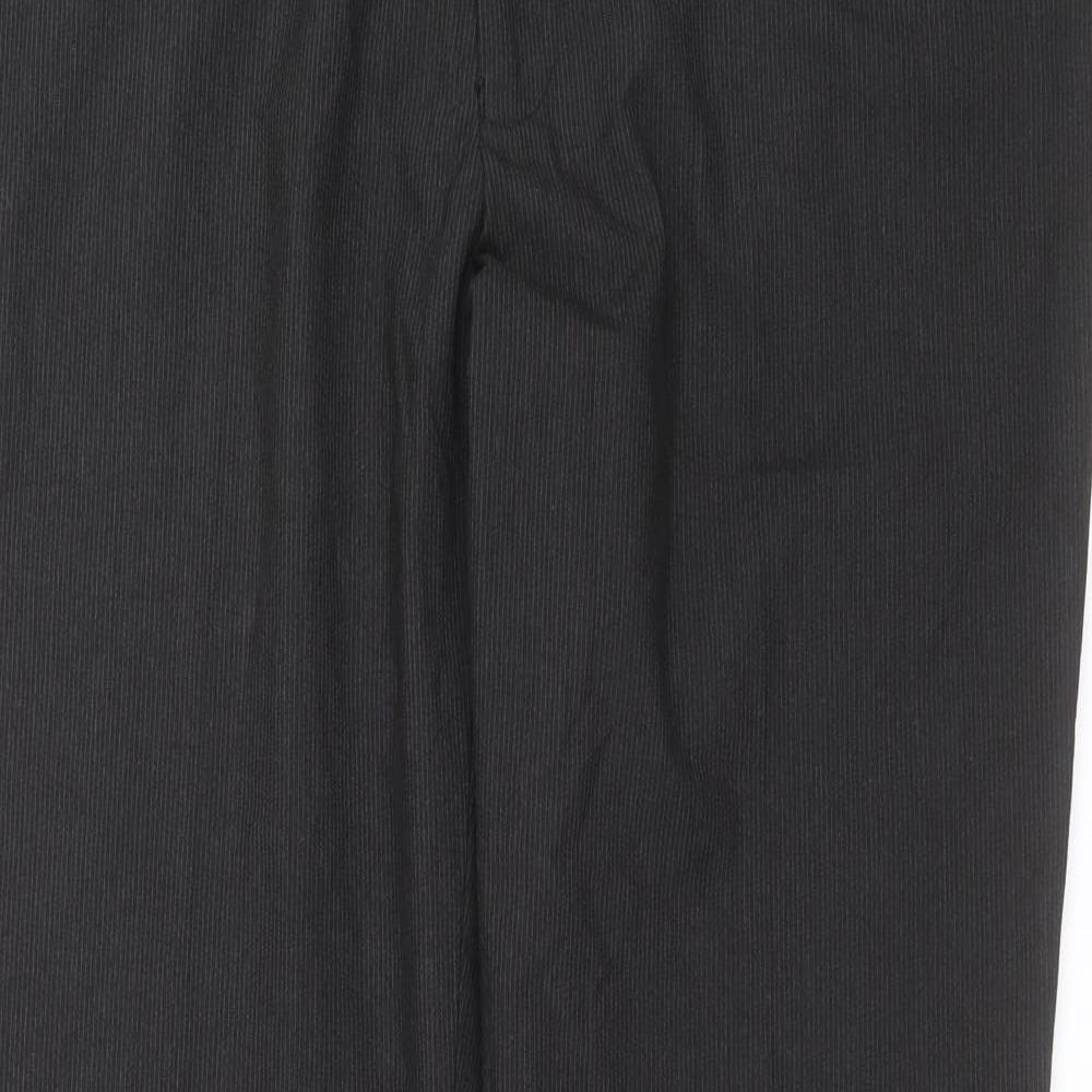 Taylor & Wright Mens Black Striped  Trousers  Size 38 in L32 in