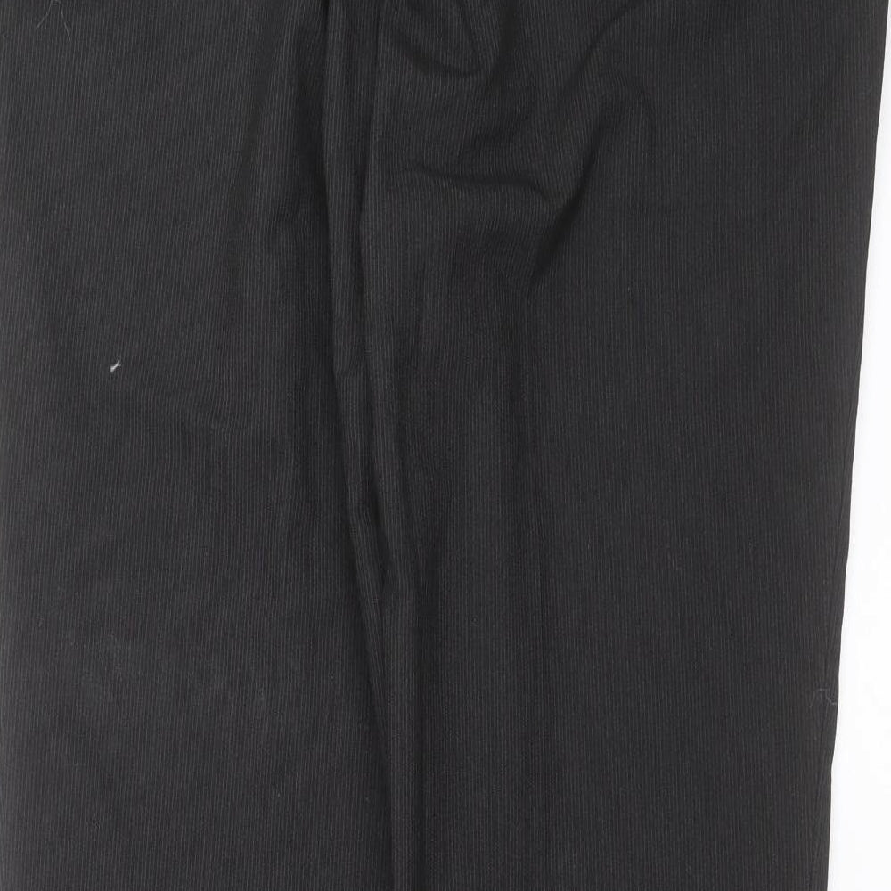 Taylor & Wright Mens Black Striped  Trousers  Size 38 in L32 in
