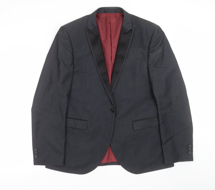 NEXT Mens Grey Jacket Suit Jacket Size 44