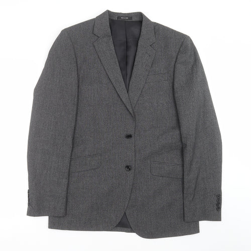 Cedar Wood State Mens Grey   Jacket Suit Jacket Size 40