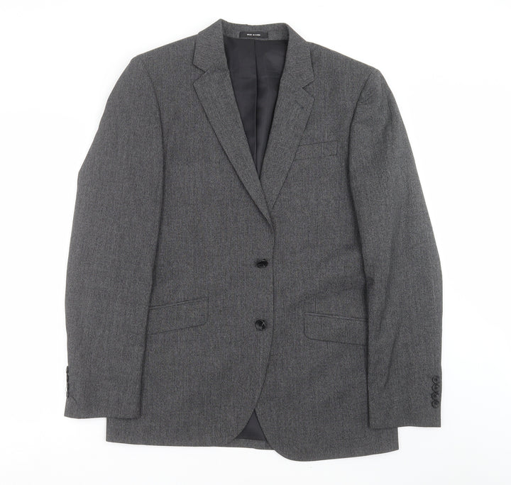 Cedar Wood State Mens Grey   Jacket Suit Jacket Size 40