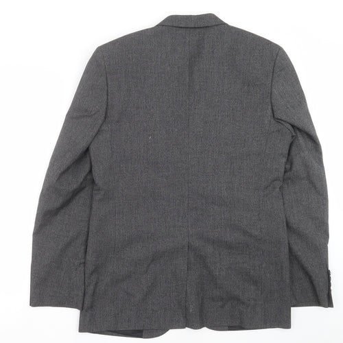 Cedar Wood State Mens Grey   Jacket Suit Jacket Size 40