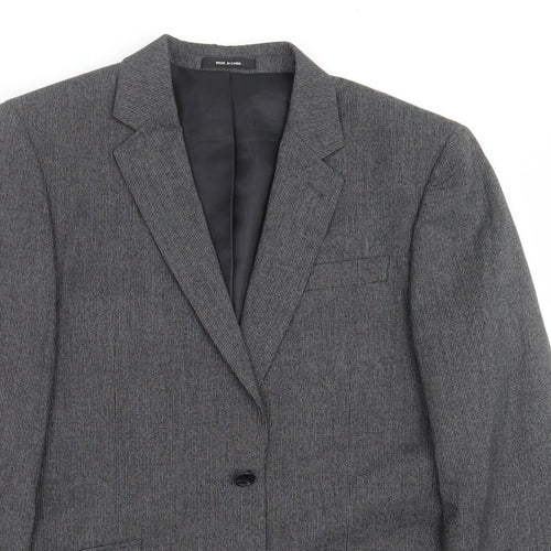 Cedar Wood State Mens Grey   Jacket Suit Jacket Size 40