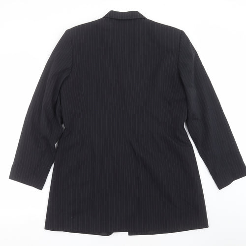 Dorothy Perkins Womens Blue Striped  Jacket Suit Jacket Size 16