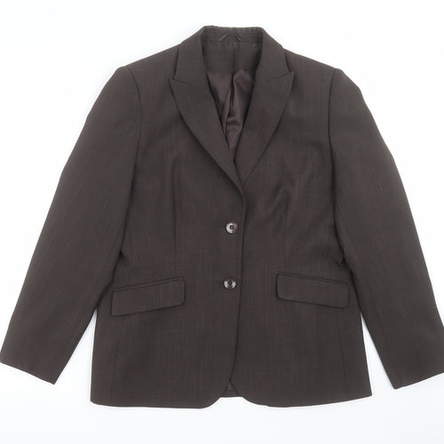 berketex Womens Brown   Jacket Suit Jacket Size 14
