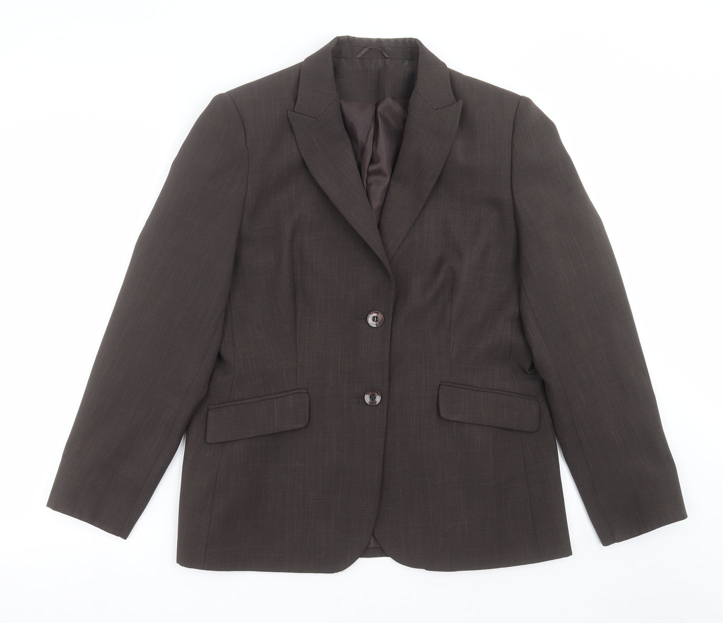 berketex Womens Brown   Jacket Suit Jacket Size 14