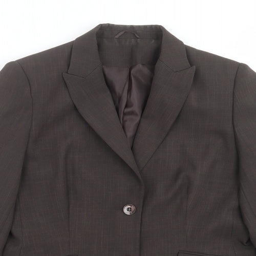 berketex Womens Brown   Jacket Suit Jacket Size 14