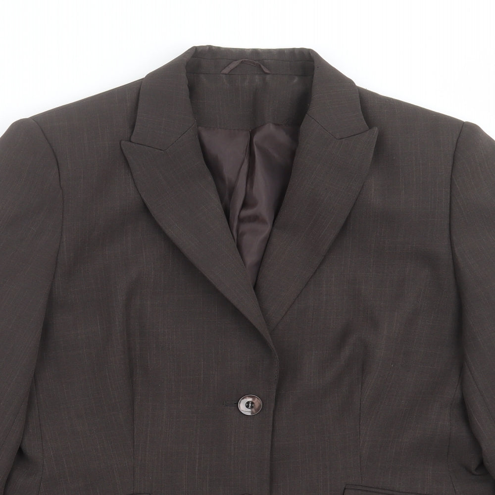 berketex Womens Brown   Jacket Suit Jacket Size 14
