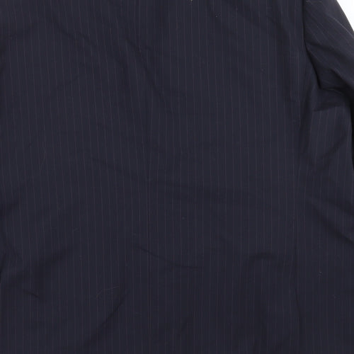 Pierre Cardin Mens Blue Striped  Jacket Suit Jacket Size 50