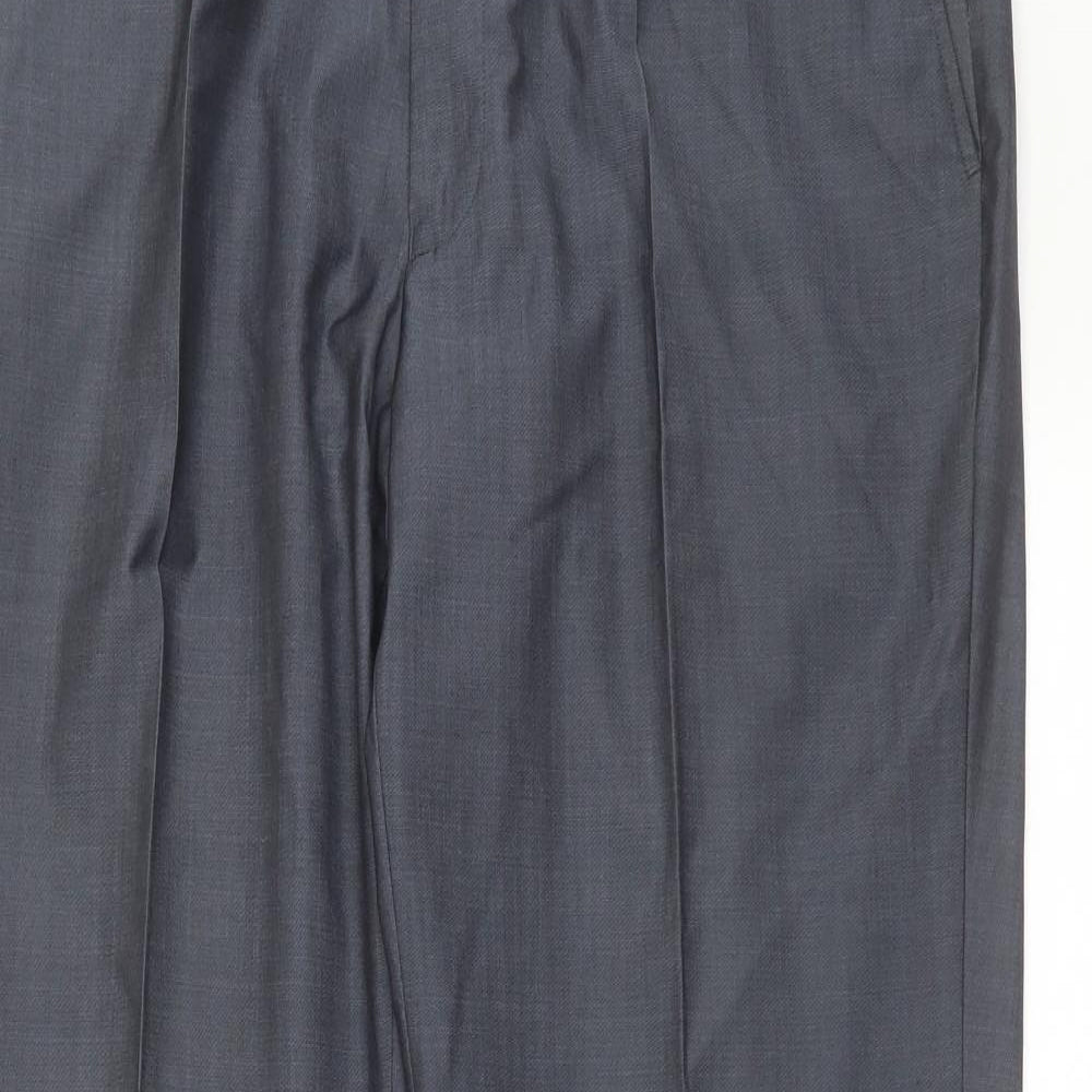Marks and Spencer Mens Blue   Trousers  Size 38 in L32 in