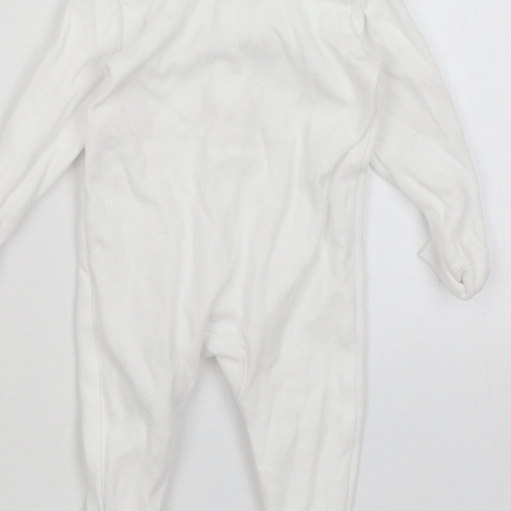George Baby White   Babygrow One-Piece Size Newborn