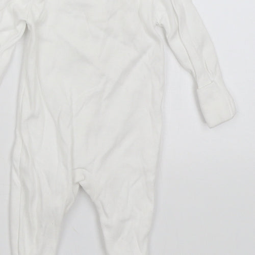 George Baby White   Babygrow One-Piece Size Newborn