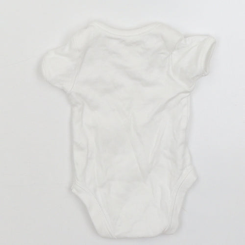 George Baby White   Romper One-Piece Size Newborn