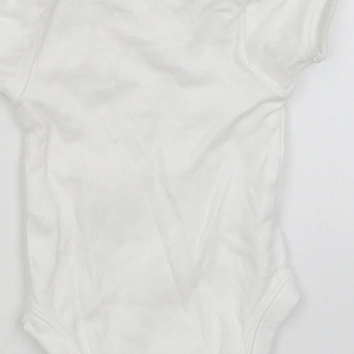 George Baby White   Romper One-Piece Size Newborn