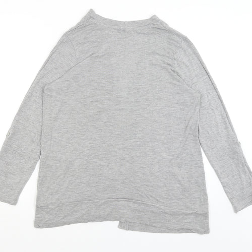 Papaya Womens Grey   Shrug Jumper Size 20