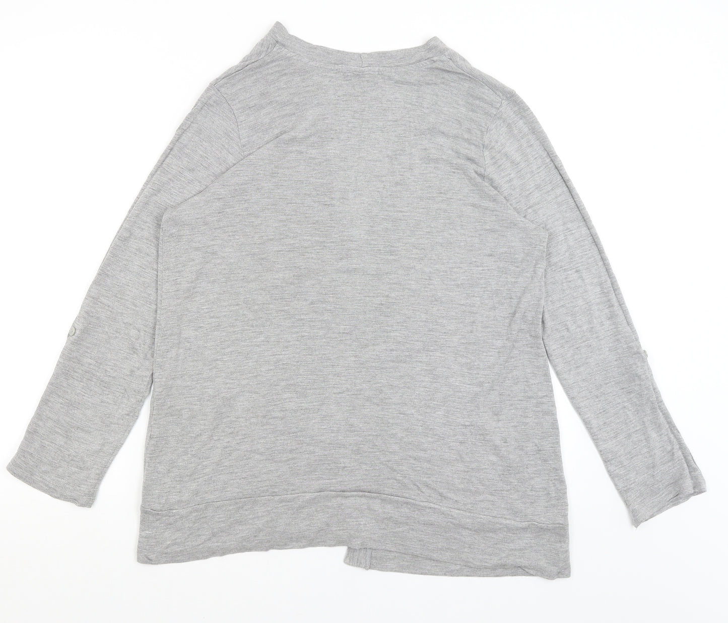 Papaya Womens Grey   Shrug Jumper Size 20