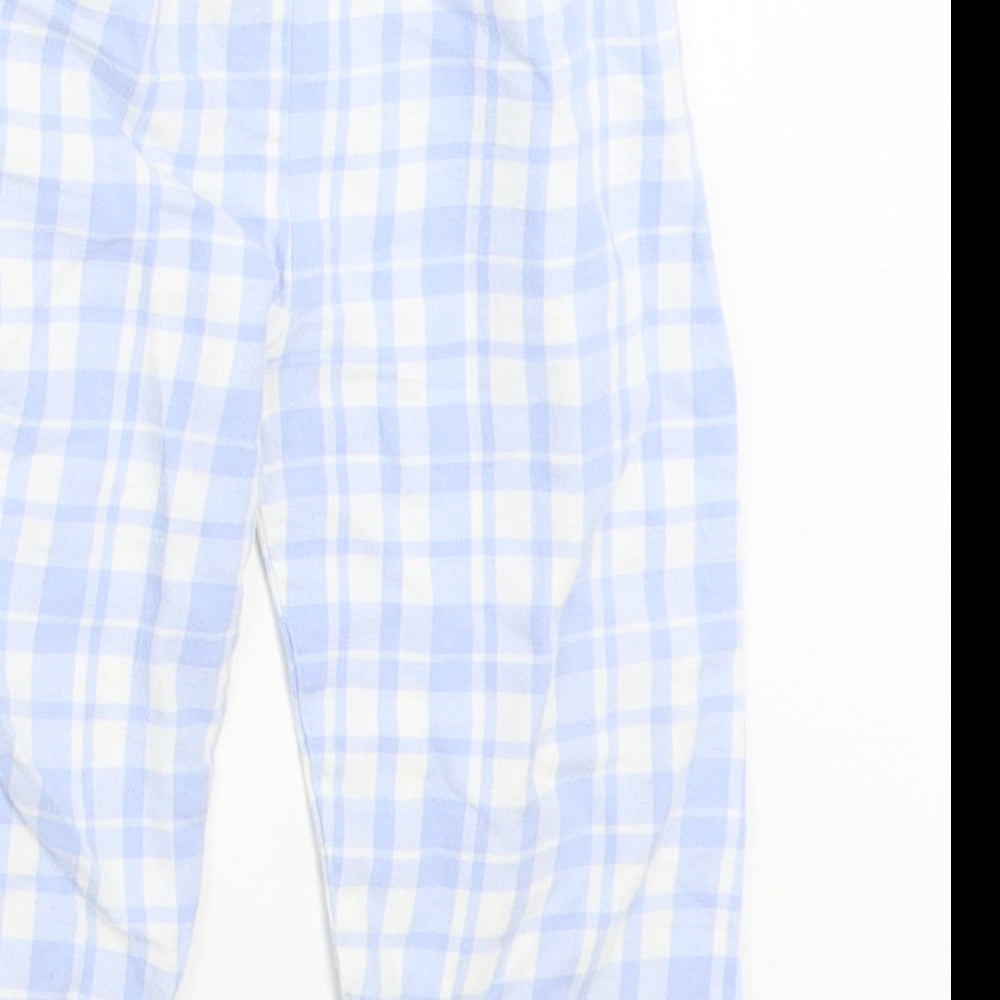 Nutmeg Baby Blue Check  Cami Pyjama Set Size 9-12 Months