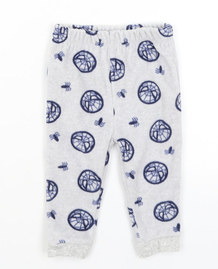 George Baby Grey Solid  Capri Pyjama Pants Size 9-12 Months  - Spiderman