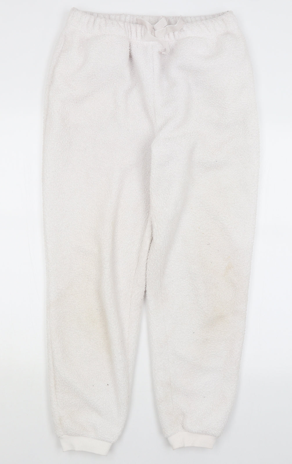 TU Womens White Solid  Capri Pyjama Pants Size 14