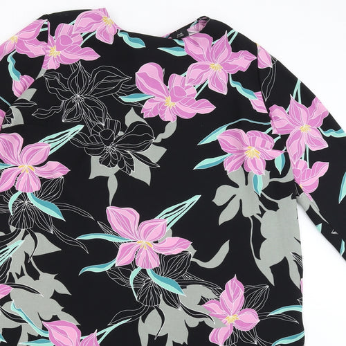 River Island Womens Black Floral  Mermaid  Size 14