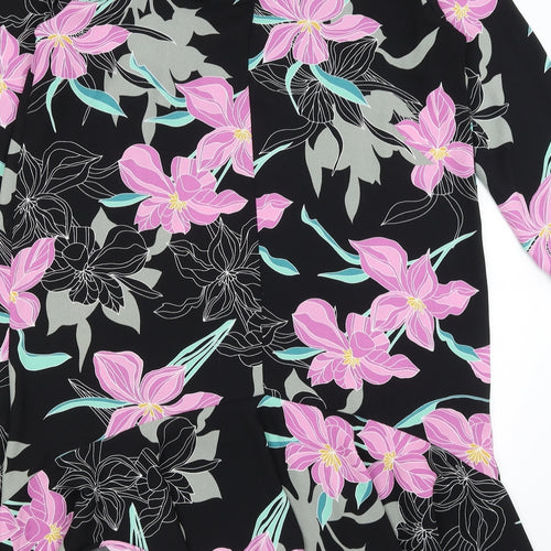 River Island Womens Black Floral  Mermaid  Size 14
