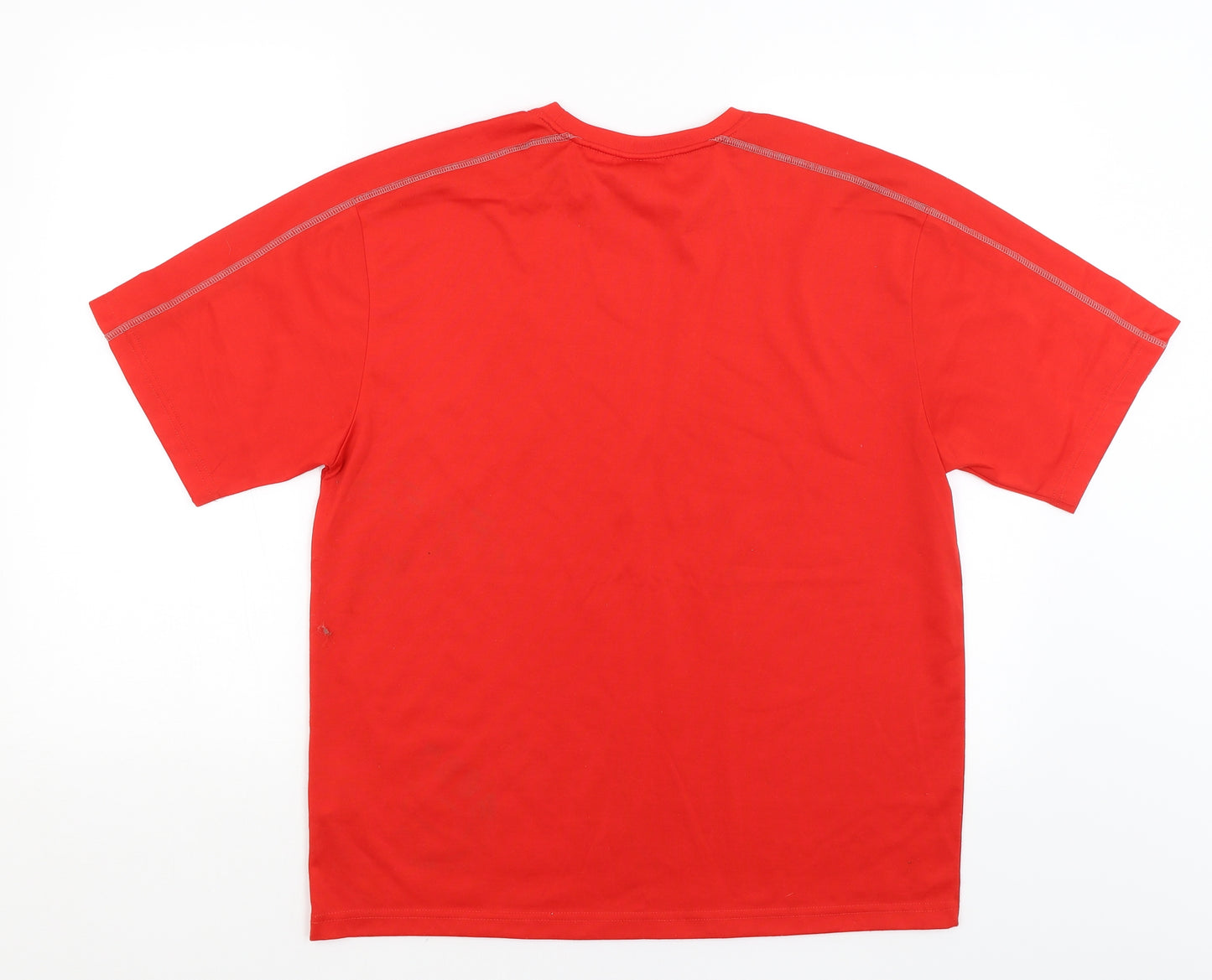 DOMYOS Mens Red   Basic T-Shirt Size L