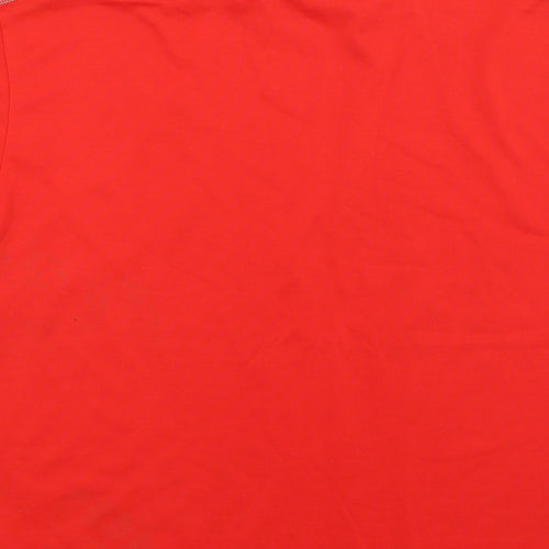 DOMYOS Mens Red   Basic T-Shirt Size L