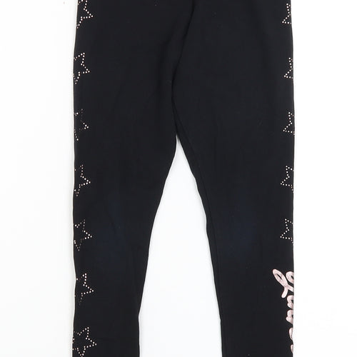 Pineapple Girls Black   Capri Trousers Size 9-10 Years