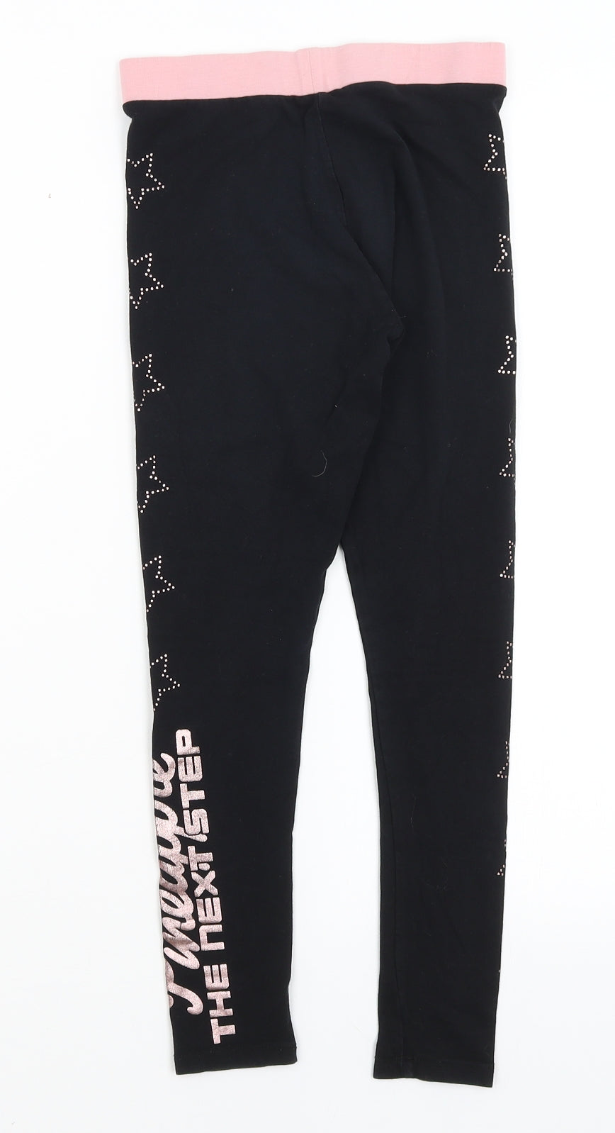 Pineapple Girls Black   Capri Trousers Size 9-10 Years