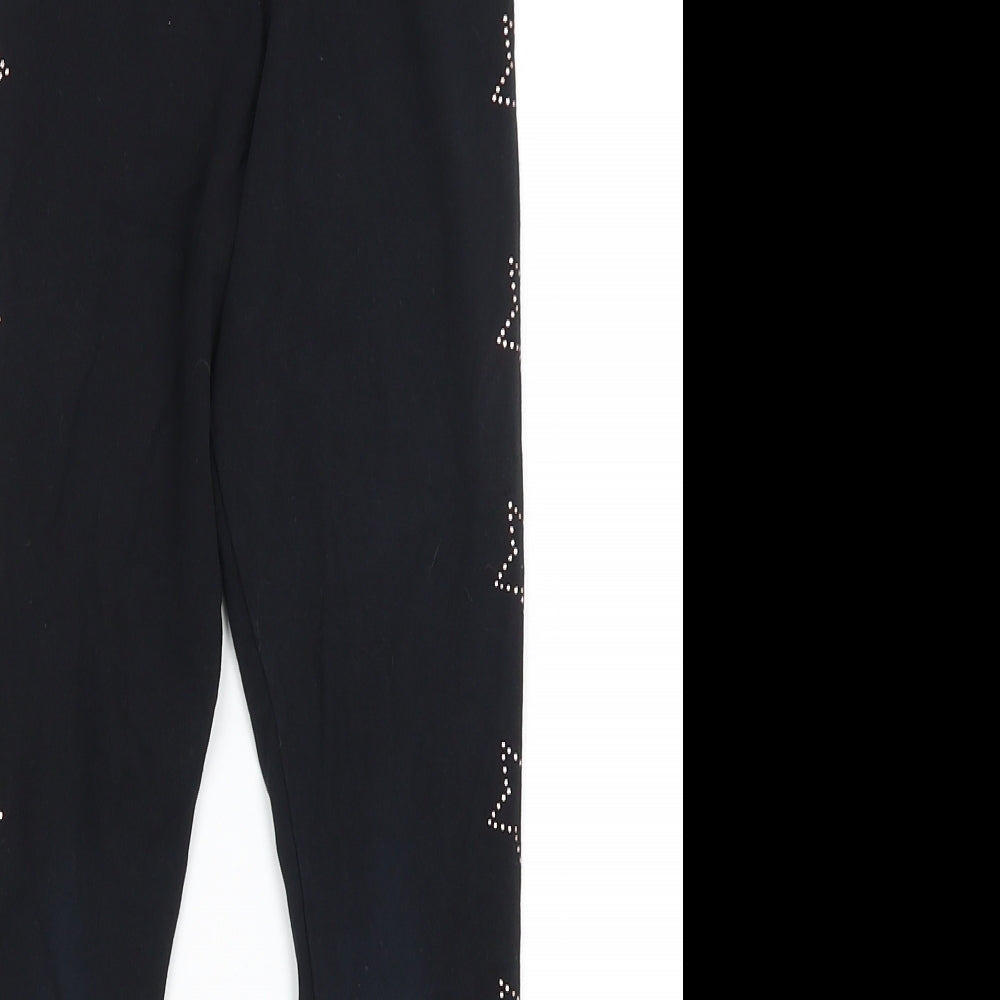 Pineapple Girls Black   Capri Trousers Size 9-10 Years