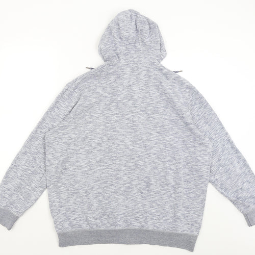 F&F Mens Blue   Full Zip Hoodie Size XL
