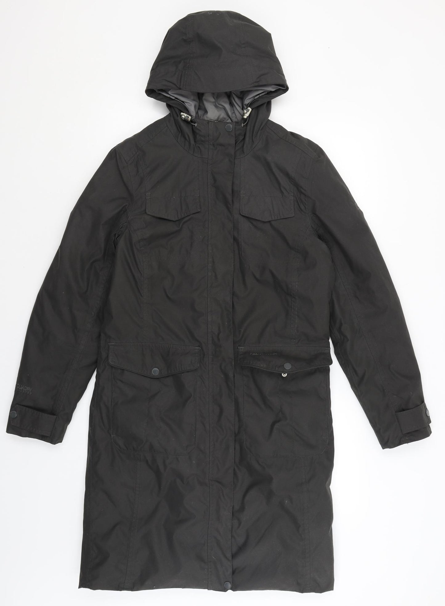 Craghoppers Womens Grey   Rain Coat Coat Size 10