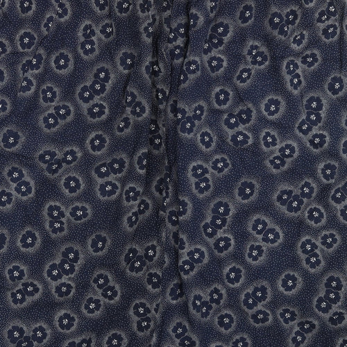 Berkertex Womens Blue Floral  A-Line Skirt Size 24