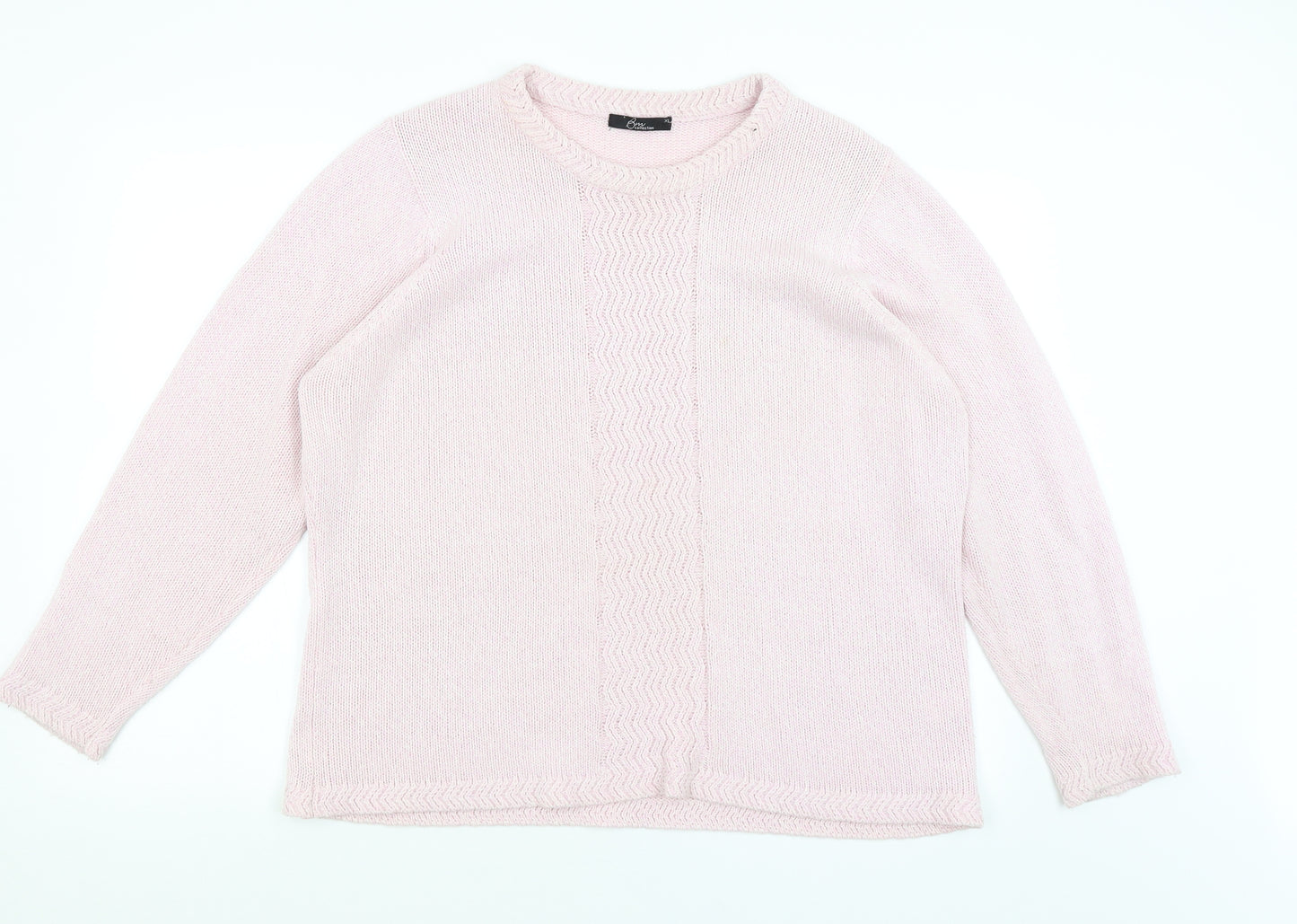 BM Womens Pink   Pullover Jumper Size XL