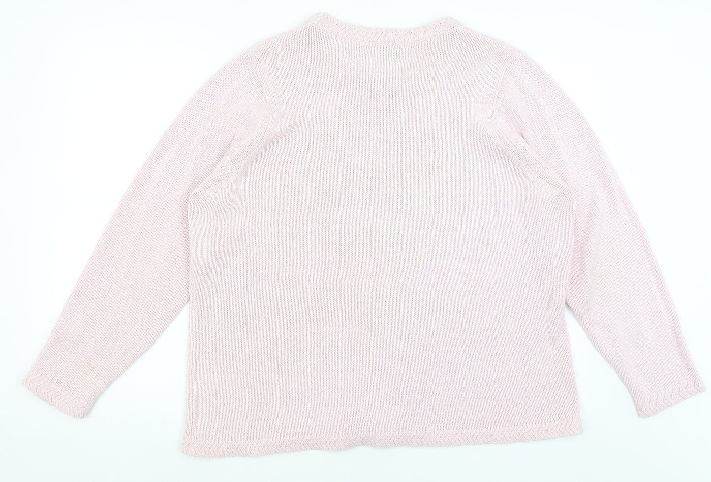 BM Womens Pink   Pullover Jumper Size XL